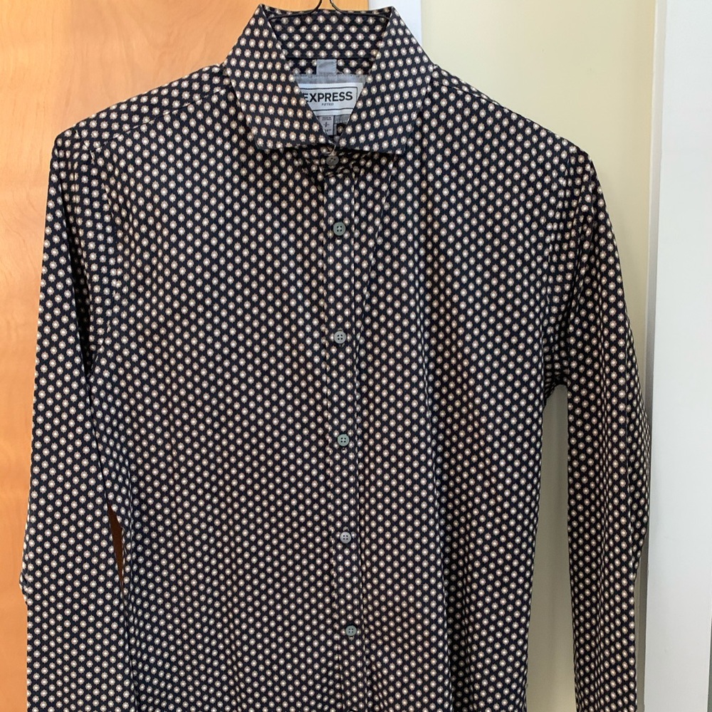 Express fitted dress shirt